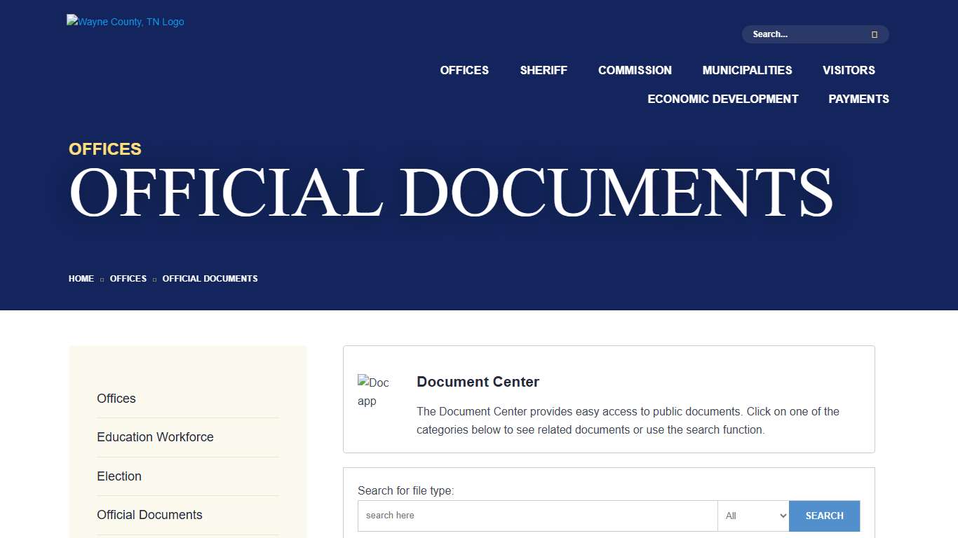 Welcome to Wayne County, TN